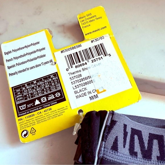 NWT Mavic Thermo Shoe Covers main image 5